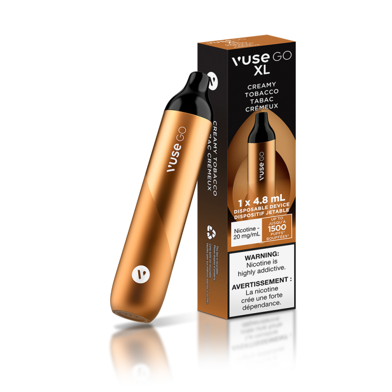 Vuse Go XL 1500 Puff Disposable Vape Creamy Tobacco 20mg